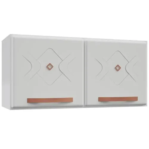 TELASUL ARMARIO DUPLO BAIXO GELADEIRA MIRAGE BRANCO