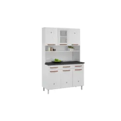 TELASUL KIT TRIPLO MIRAGE CTAMPO 3 GV 1PORTAS VIDRO BRANCO