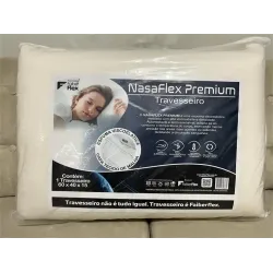 FAIBER FLEX TRAVESSEIRO NASA VISCOELASTICO PREMIUM CCFRONHA MALHA 60X4