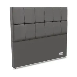 ORTOBOM CABECEIRA PIAVE VELUDO CINZA 140