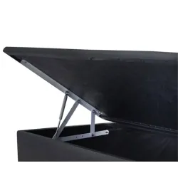 ORTOBOM BASE SOMMIER BAU PHYS COURINO PRETA 88X188X39