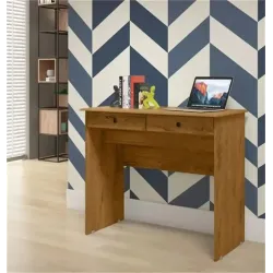 EJ MOVEIS ESCRIVANINHA 2 GAVETAS FREIJO