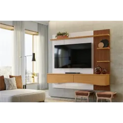 LUKALIAM PAINEL EUROPA OFF WHITE PEROLIZADOTAUARI RIPADO 3D