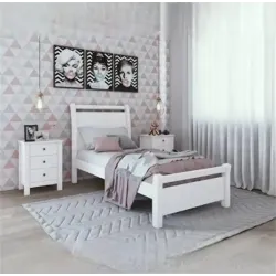LOPAS CAMA SOLEIRO REALI BRANCO