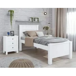 3228 LOPAS CAMA SOLTEIRO ATHENAS BRANCA