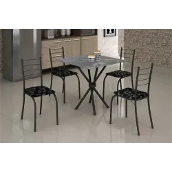 TEIXEIRA CONJ RIO C4 CAD 70X70 BASE IPANEMA PRATA GRANITO