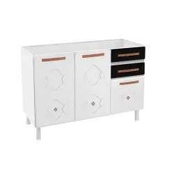 TELASUL BALCAO TRIPLO S TAMPO 2 GAV MIRAGE PRETO