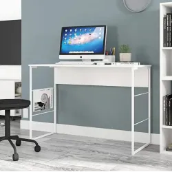 CAEMMUN MESA DE COMPUTADOR 120 FABRICK BRANCO BP TX
