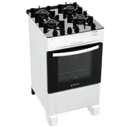 ATLAS FOGAO 4B MONACO TOP GLASS BRANCO