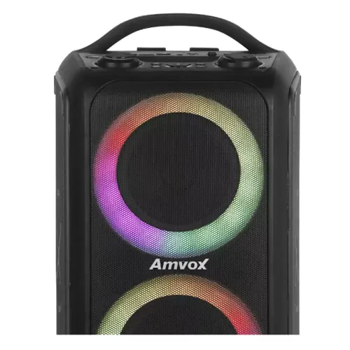3774 AMVOX SKD CAIXA AMPLIFICADA ACA 600 BAG VOX BLACK