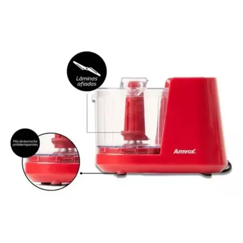 AMVOX MINI PROCESSADOR APR 1001 RED 110
