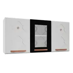 TELASUL ARMARIO TRIPLO MEDIO 1P CV MIRAGE BRANCO PRETO