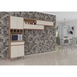 ATUALLE COZINHA ITABELA CANELATO RUSTICONATURA OFF WHITE