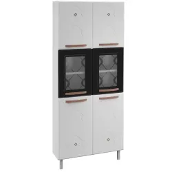 TELASUL PANELEIRO C VIDRO MIRAGE BCO/PTO