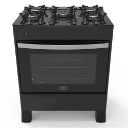 REALCE FOGAO IRIS GLASS 5BOCAS PRETO