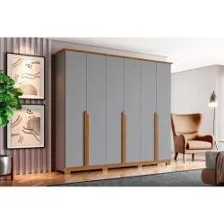 HENN ROUPEIRO ANDREAS 6 PORTAS CINZANATURE