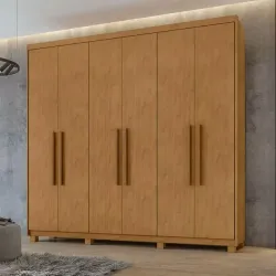 LOPAS ROUPEIRO ARIES 6 PORTAS C PES AMENDOA CLEAN