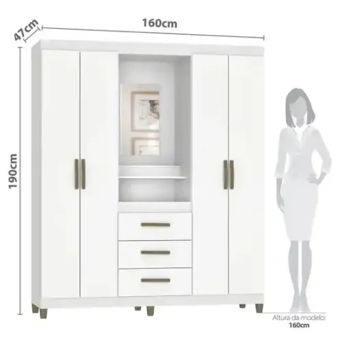 FELLICCI ROUPEIRO SINTRA 4PT  BRANCO
