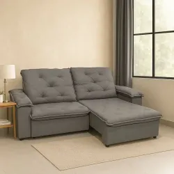 ECOTEC RETRATIL  VENEZA RT 2,30M LINHO CINZA