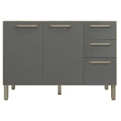 KITS PARANA BALCAO 1200 3P 2G MAD VERSALHES FREIJO GRIS
