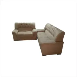 FLEX ESTOFADOS PANAMA 3X2 SUED AMASSADO CARAMELO