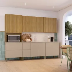 KITS PARANA COZINHA ART FREIJO VANILLA RISCATTO