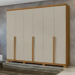 LOPAS ROUPEIRO ALONZO 6 PTS COM PES AMENDOA/OFF WHITE