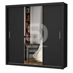 CARIOCA GUARDA ROUPA CLARA PLUS GOLD - PRETO