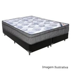 CONJUNTO ORTOBOM ISO SUPERPOCKET + BASE SOMMIER LIGHT 193X203X77