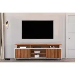 RACK OLIMPIC FREIJO/OFF WHITE DJ MOVEIS