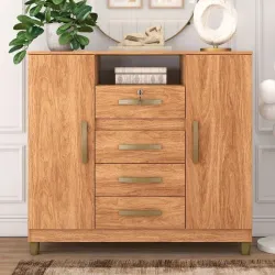 COMODA ANGRA 2PTA 4GAV MEL - FELLICCI