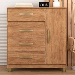 COMODA LEME 1PTA 4GAV MEL - FELLICCI