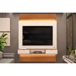 PAINEL EXTENSIVEL HIT 190 FREIJO/OFF WHITE - DJ MOVEIS