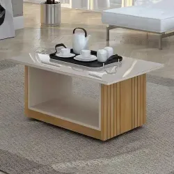 MESA CENTRO VALDEMOVEIS VENEZA - CIN/OFF WHITE - VALDEMOVEIS