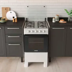 ITATIAIA FOGAO STAR CLEAN NEW 4 BOCAS BRANCO