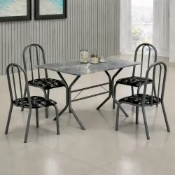 TEIXEIRA CONJ CABO FRIO 4 CAD LISBOA PRATA 120X75