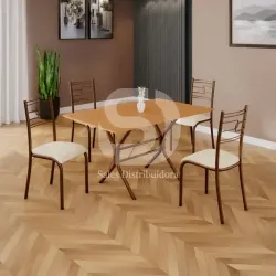 TEIXEIRA BASE CABO FRIO C/4 CAD PATATY  120X75 MARROM T.MADEIRA