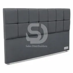 ORTOBOM CABECEIRA PIAVE VELUDO CINZA01200X1250X1600