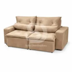 SUDOESTE ESTOFADO SAO TIMOTEO RETRATIL 2,00 VELUDO 10015 CARAMELO