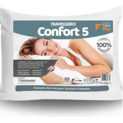 FAIBER FLEX TRAVESSEIRO FIBRA SILCONADA CONFORT-5 50X70