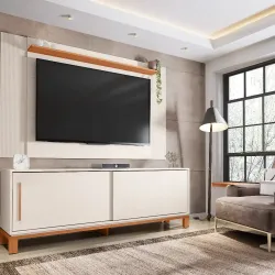 CAEMMUN - COMPOSIÇÃO BANCADA MONDRIAN + PAINEL MONDRIAN - OFF WHITE MR