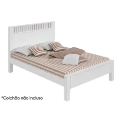 LOPAS CAMA CASAL ATHENAS PLUS BRANCO