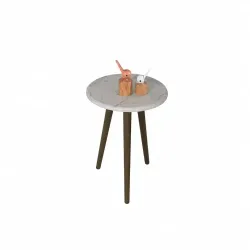 BECHARA - MESA LATERAL BRILHANTE - CARRARA