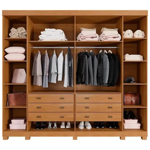 BENETIL - ROUPEIRO ATLANTA 6 PTS - CINAMOMO 0129