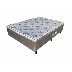 ELEGANCE CAMA BOX DIAMANTE COM PILLOW 138X41