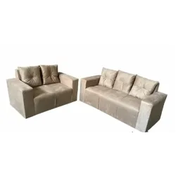 ORTOLIFE CONJUNTO 2X3 LUGARES ORTOPOP C ALMOFADA CARAMELO